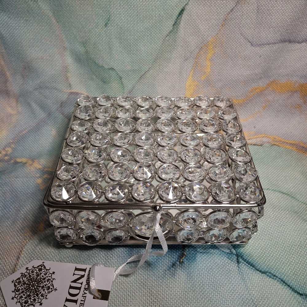Silver Crystal Decor Box - Picture 3 of 9